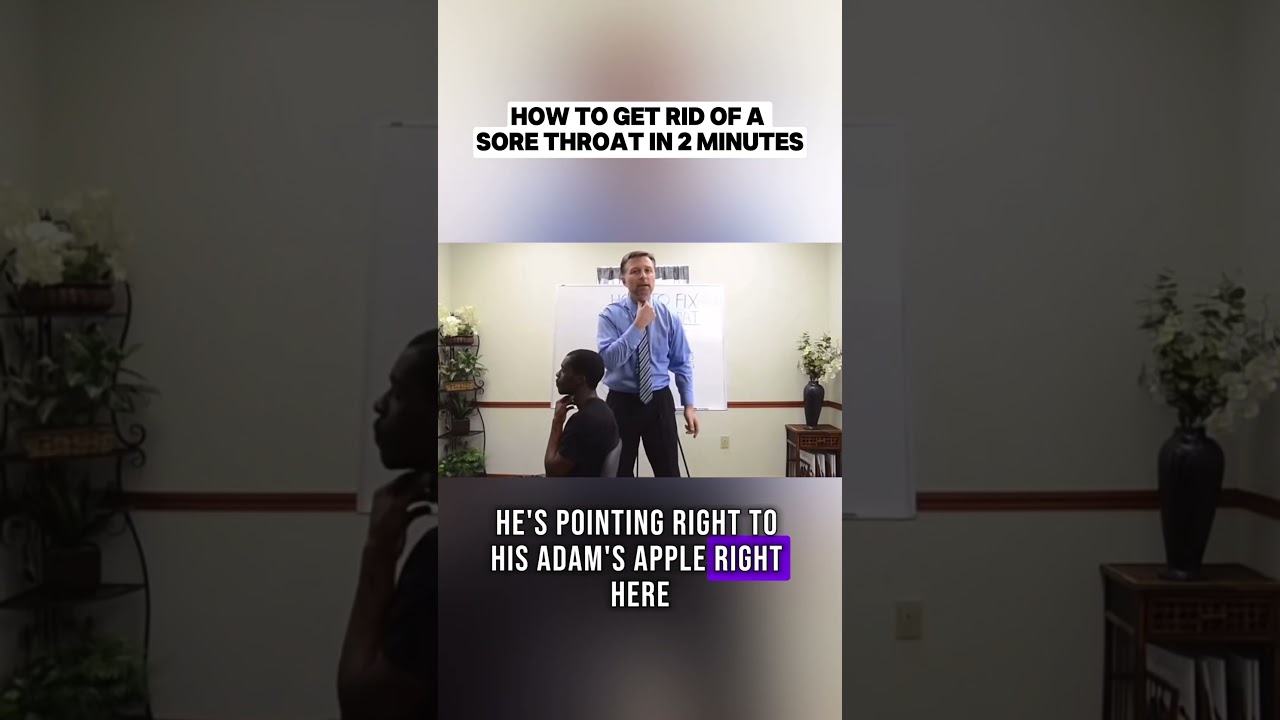 Get Rid of Sore Throat FAST!