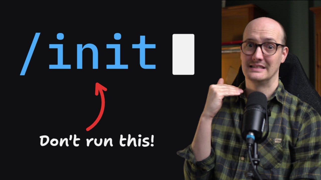 Never Run claude /init