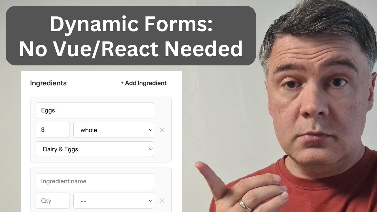 Alpine.js Example in Laravel: Master-Detail Form