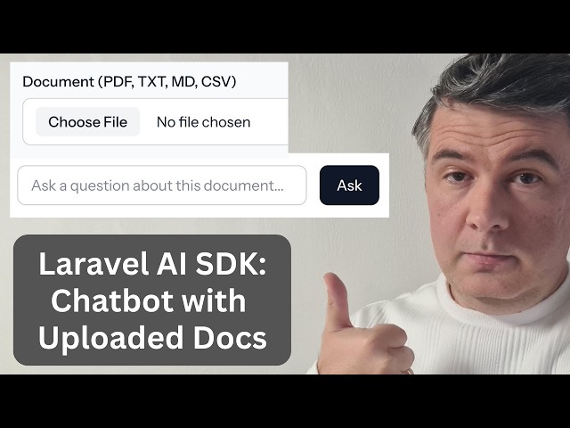Laravel AI SDK: Q&A with Internal Docs (Stores / File Search / Embeddings)