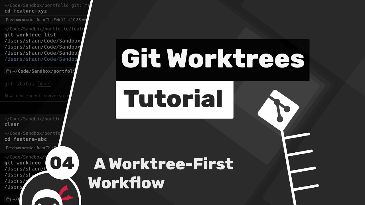 Git Worktrees Tutorial #4 - Worktree- First Approach