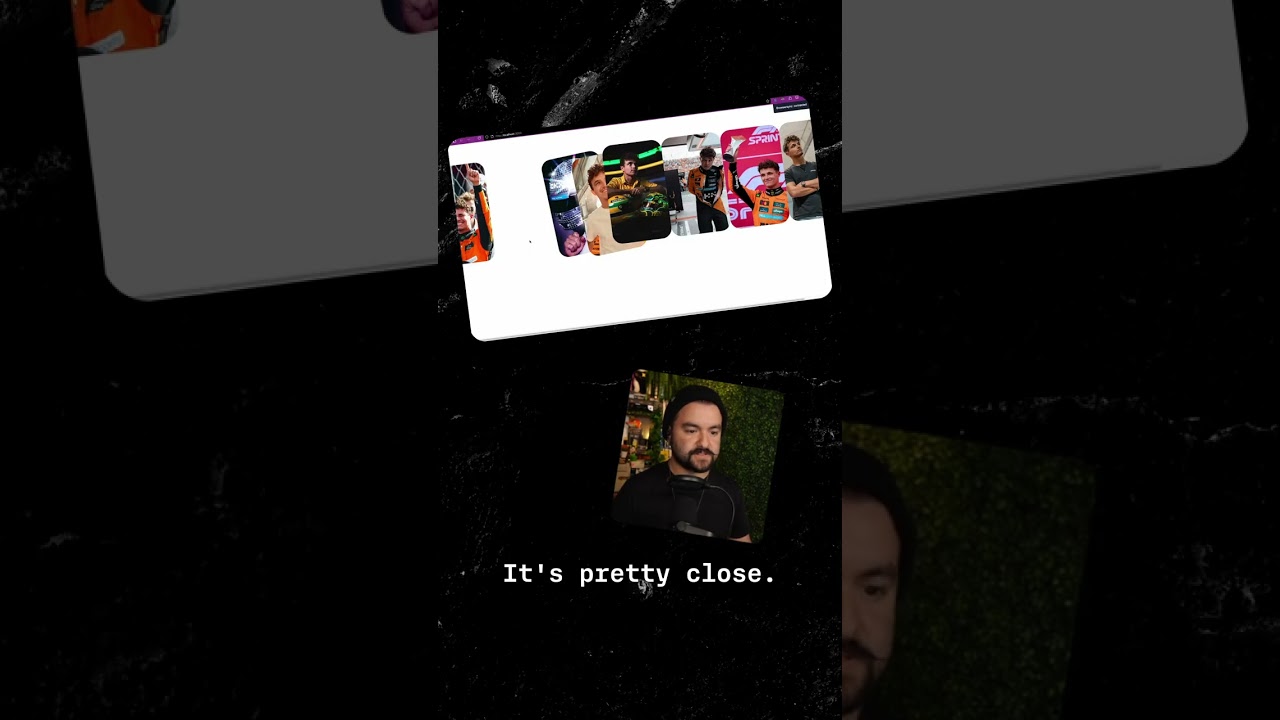 Lando Norris card animation