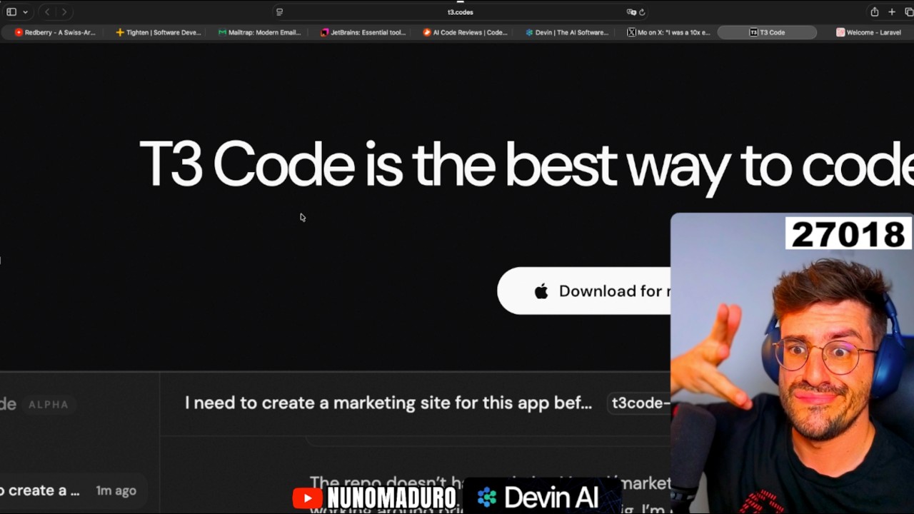 🔴 Trying Theo's AI T3 Code and Codex & Reacting to: I Was a 10x Engineer.. Now I’m Useless!