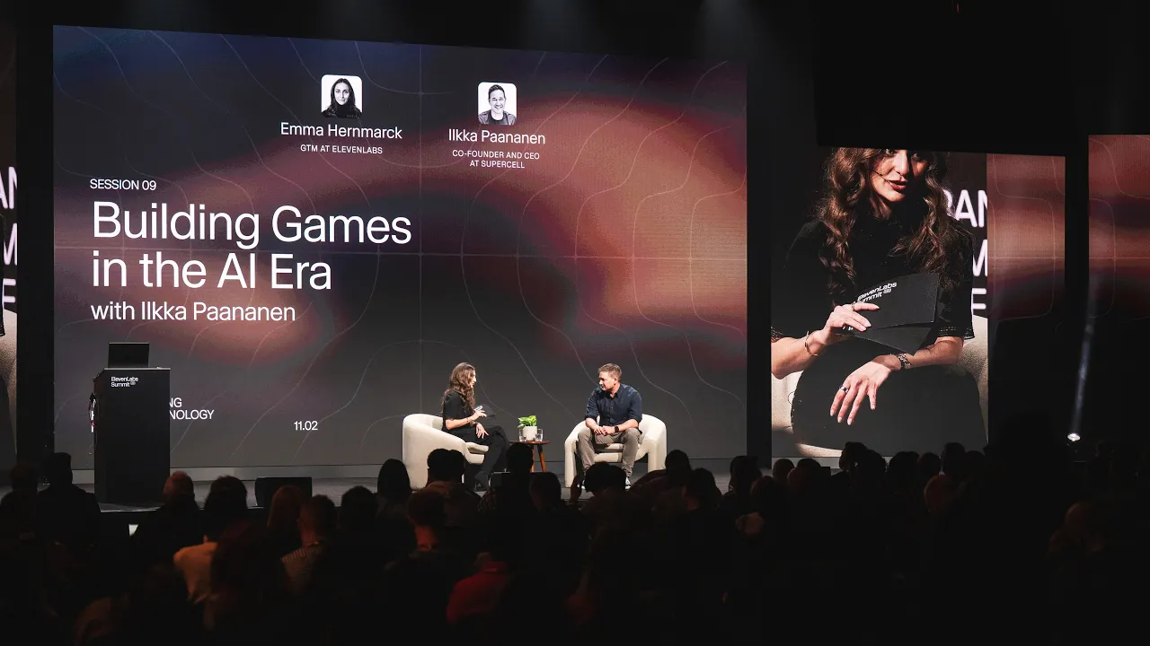 Supercell's CEO, Ilkka Paananen, on How AI Is Changing Game Development Forever | ElevenLabs Summit